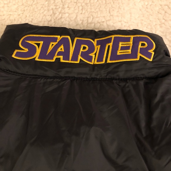 STARTER LOS ANGELES LAKERS Mens Puffer Jacket - Picture 8 of 8